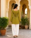 Lw 9341 Cotton With Bandhej Print Top With Bottom Collection